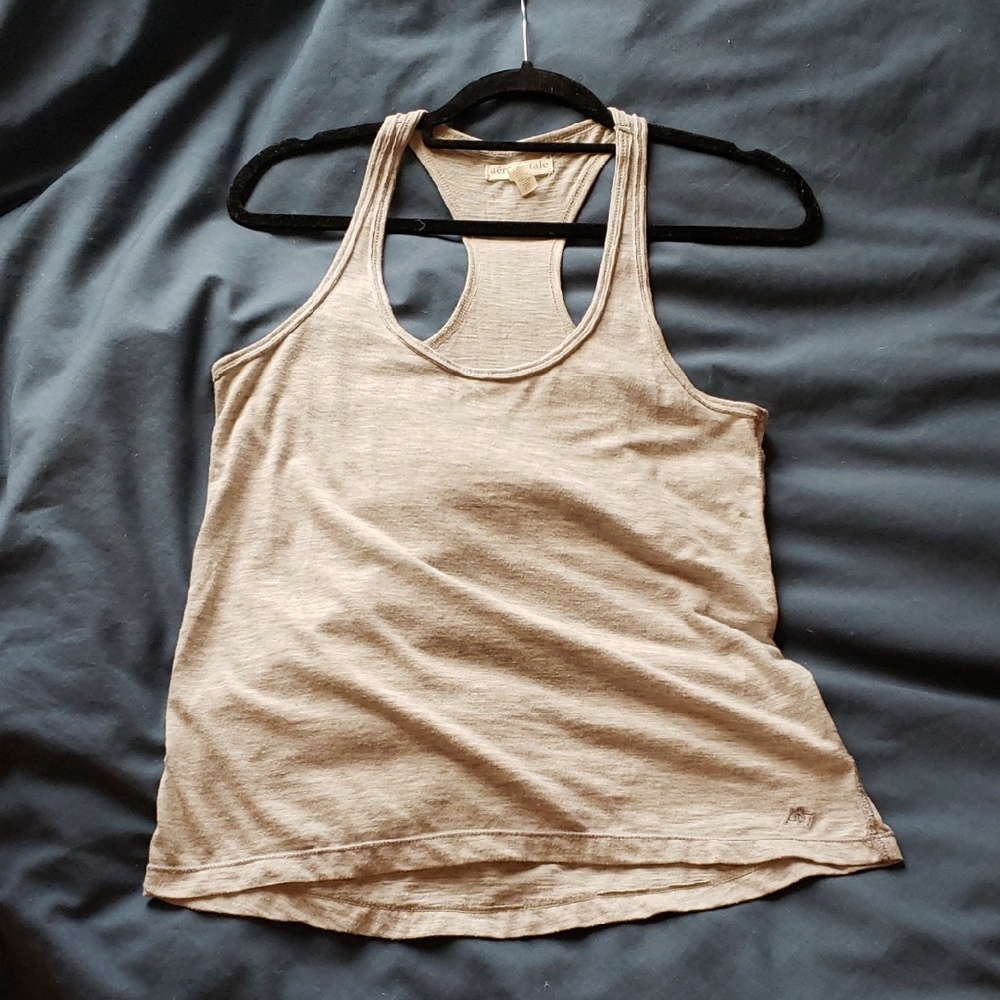 Aeropostale Light Grey Tank Top